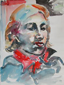 Stana 03, Portrait, Pastell